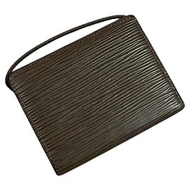 Borsa in pelle grigia quotidiana Louis Vuitton