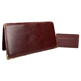 Cartier Bordeaux Lackleder Tasche