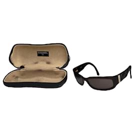 Chanel braune Kunststoffsonnenbrille