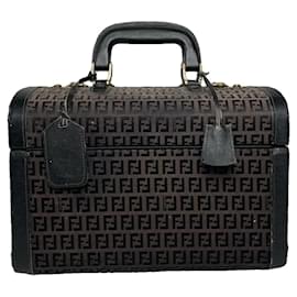 Fendi Baguette braune Leder Reisetasche