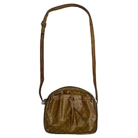 Borsa in pelle marrone Celine Crécy - Céline