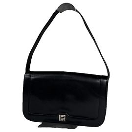 Borsa in pelle nera Givenchy 4G