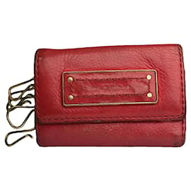 Borsa in pelle rossa Marc Jacobs Snapshot
