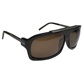 Occhiali da sole in metallo nero Bottega Veneta