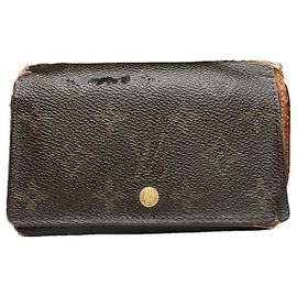 Cartera de cuero marrón Alexandra de Louis Vuitton
