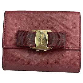 Borsa in pelle rossa Salvatore Ferragamo