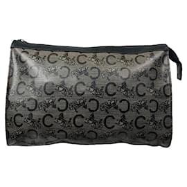 Céline Clutch in pelle nera Celine Trotteur