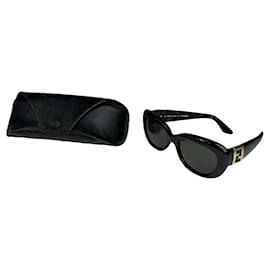 Fendi schwarze Kunststoffsonnenbrille