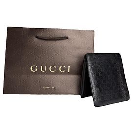 Portafoglio in pelle marrone Gucci Queen Margaret