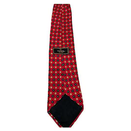 Fendi Roma Seidenkrawatte Rot