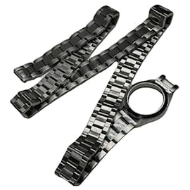Bracciale in acciaio argento Maison Martin Margiela
