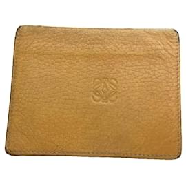 Loewe Puzzle Yellow Leather Purse