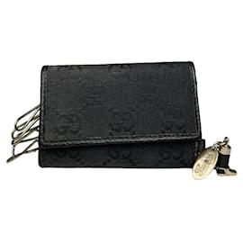 Borsa in cotone nero Gucci