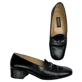 Ballerine in pelle verniciata nera Coach