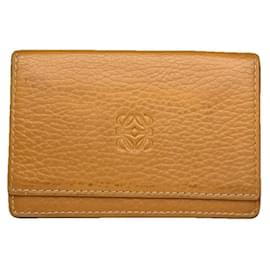 Loewe Puzzle Orange Leather Purse