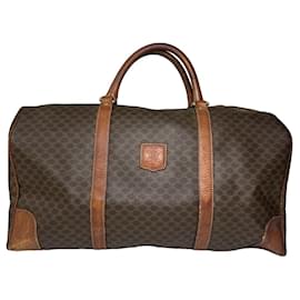 Céline Borsa da viaggio in pelle marrone Celine