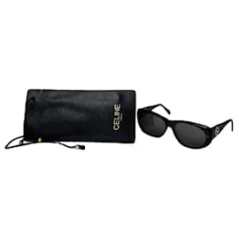 Céline Celine schwarze Kunststoffsonnenbrille