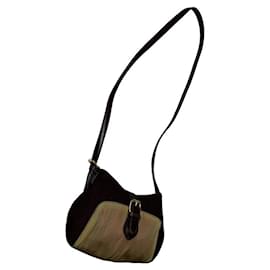 Borsa a mano in lana verde Etro