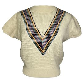 Autre Marque Kansai Yamamoto Maglieria in Lana Beige