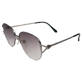 Occhiali da sole in metallo viola Balenciaga