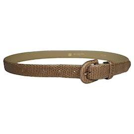 Brauner Leder Gürtel von Balenciaga