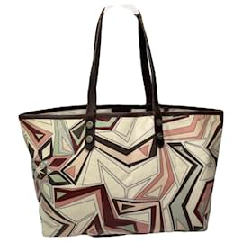 Borsa in pelle multicolore Emilio Pucci