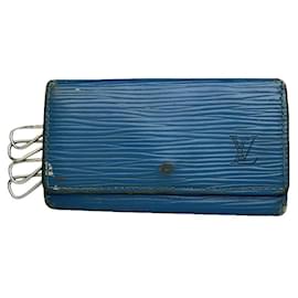 Borsa in pelle blu Lockme di Louis Vuitton