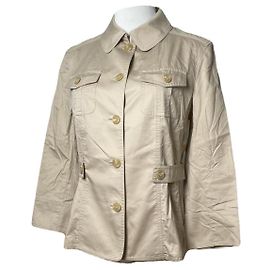 Manteau trench en coton beige Kensington de Burberry