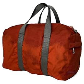 Borsa a mano in poliestere arancione Prada Diagramme
