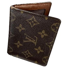 Braune Lederhandtasche von Louis Vuitton