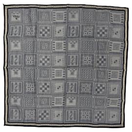 Fendi Anthracite Silk Scarf