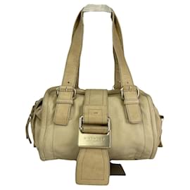 Borsa in pelle beige Givenchy Kenny