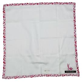 Écharpe en coton rose Yves Saint Laurent