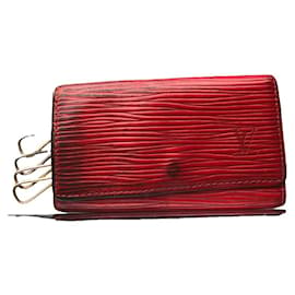 Borsa in pelle rossa Dauphine di Louis Vuitton