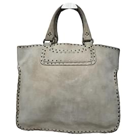 Bolsa de mão de couro cinza Celine Big Bag - Céline