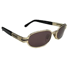 Fendi schwarze Metallsonnenbrille