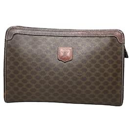 Céline Borsa a mano in pelle marrone Celine
