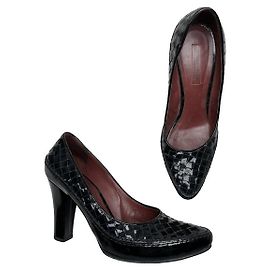 Bottega Veneta Tacco in Pelle Nera