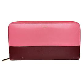 Céline Celine Pink Leather Wallet