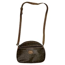 Céline Celine SAC 16 BESACE Borsa in pelle marrone