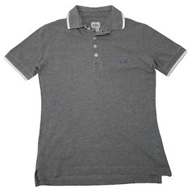 Polo de algodón gris Vivienne Westwood