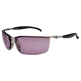 Occhiali da sole in metallo viola Chanel