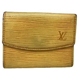 Bolso de cuero amarillo Louis Vuitton Rosalie