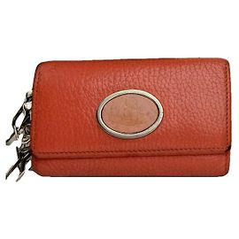 Vivienne Westwood Orange Leather Purse