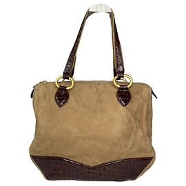 Borsa a mano in pelle marrone Balenciaga City