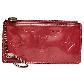 Borsa in pelle rossa Dauphine di Louis Vuitton