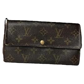 Portafoglio in pelle marrone Alexandra Louis Vuitton