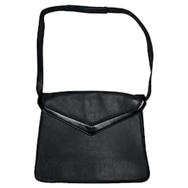 Borsa a mano in pelle nera Givenchy Whip