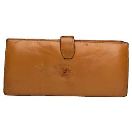 Portafoglio in pelle marrone Loewe Puzzle
