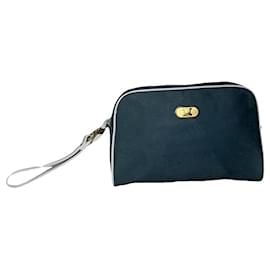 Céline Clutch vintage marrone in poliestere Celine Triomphe